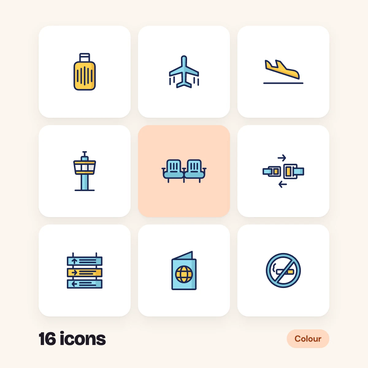 Airport Colour Glyphs Vol. 2
