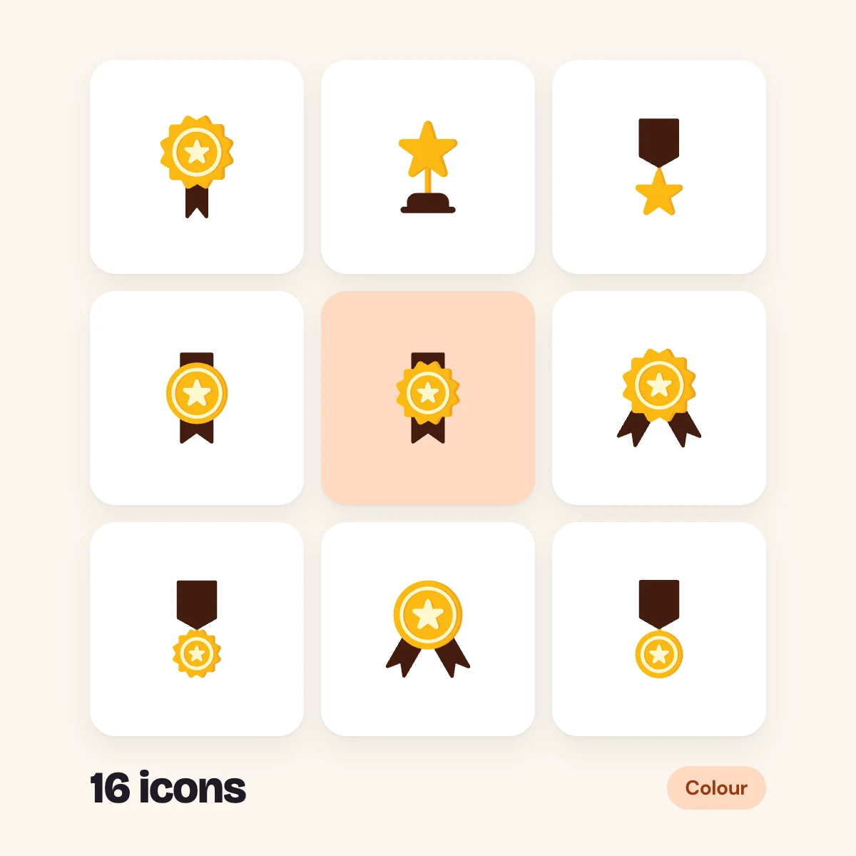 Awards Colour Glyphs Vol. 1