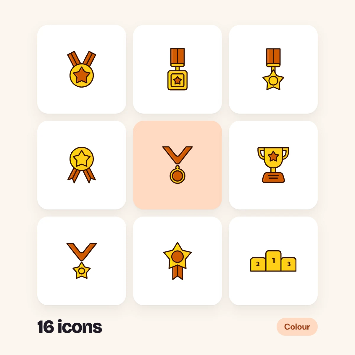 Awards Colour Glyphs Vol. 2