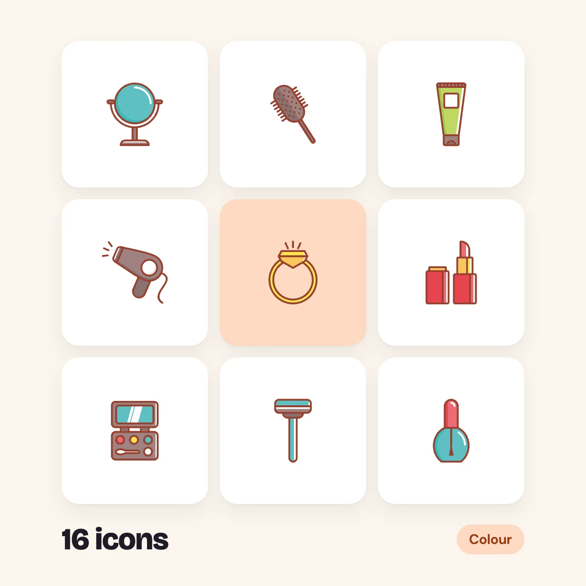 Beauty Colour Glyphs Vol. 2