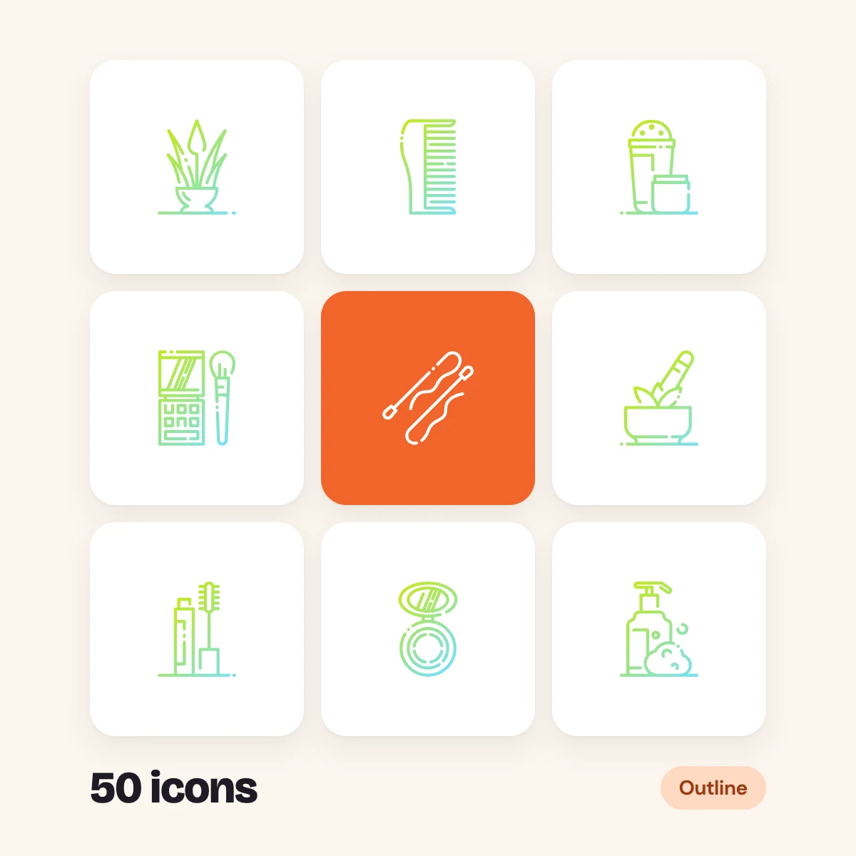 Beauty Outline Glyphs Vol. 1