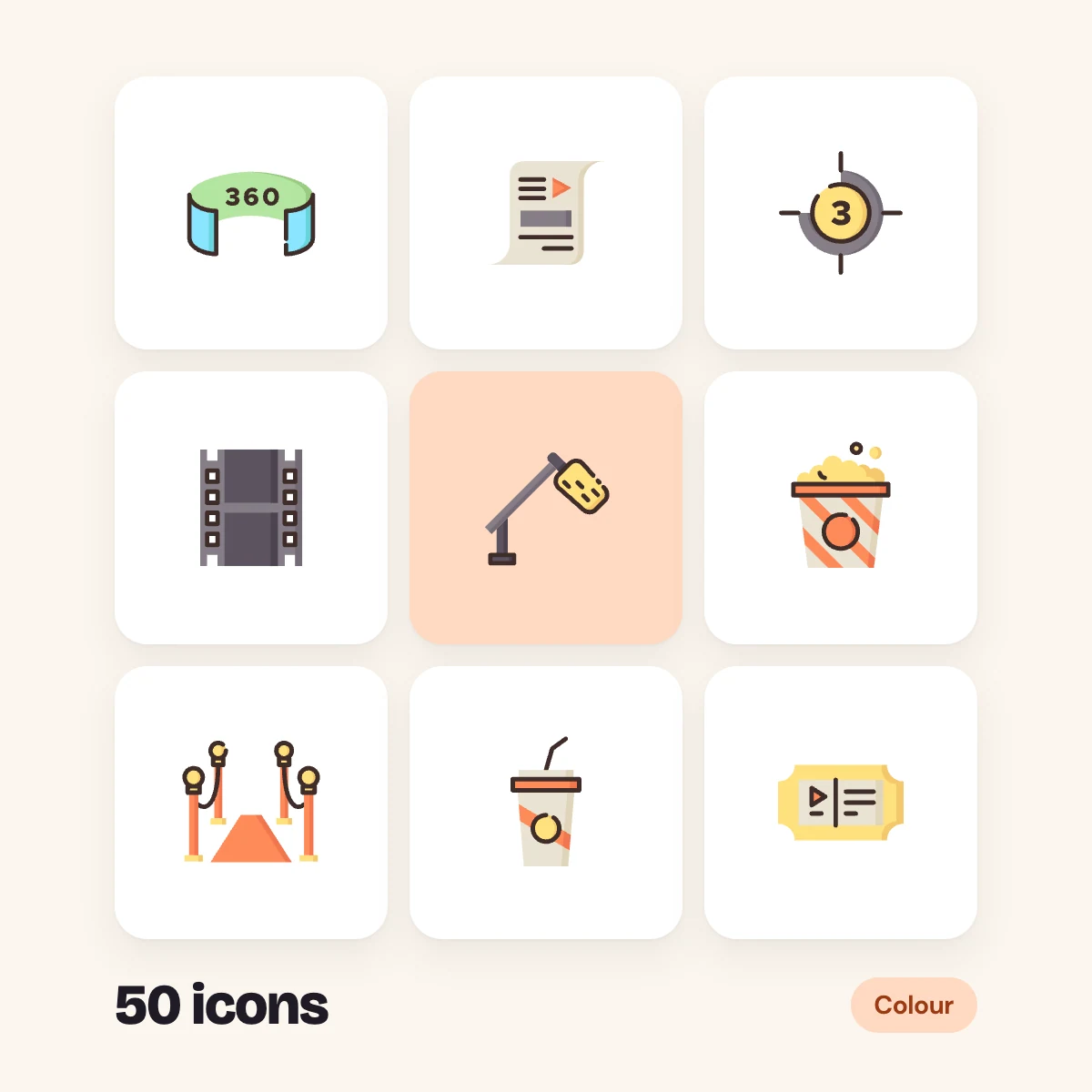 Cinema Colour Glyphs