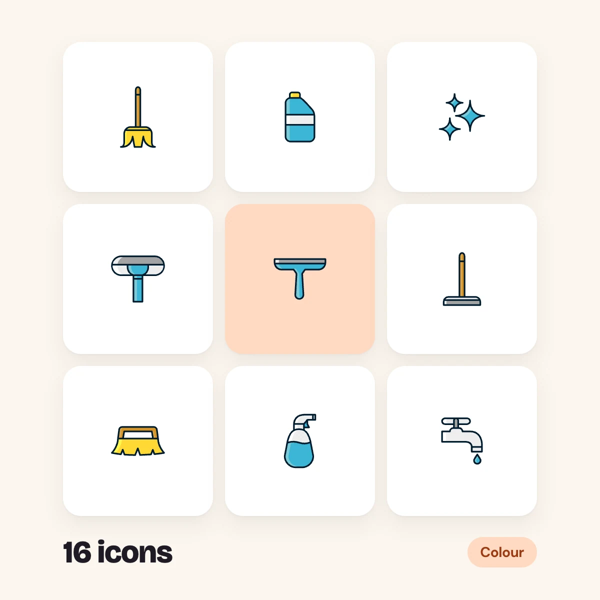 Cleaning Colour Glyphs