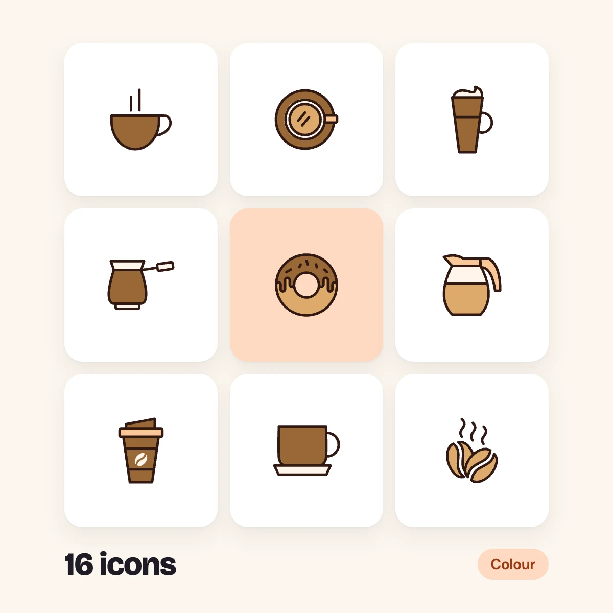 Coffee Colour Glyphs Vol. 2
