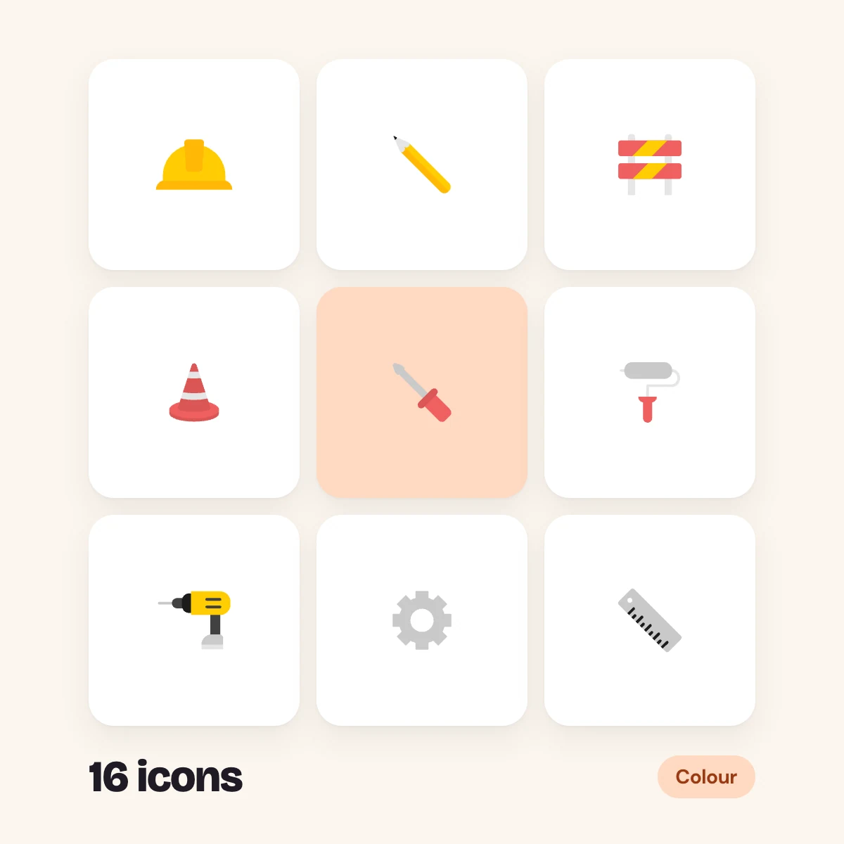 Construction Colour Glyphs