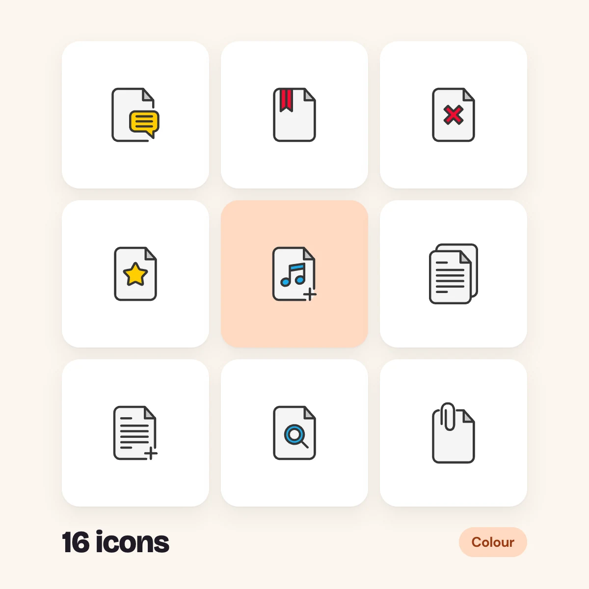 Documents Colour Glyphs