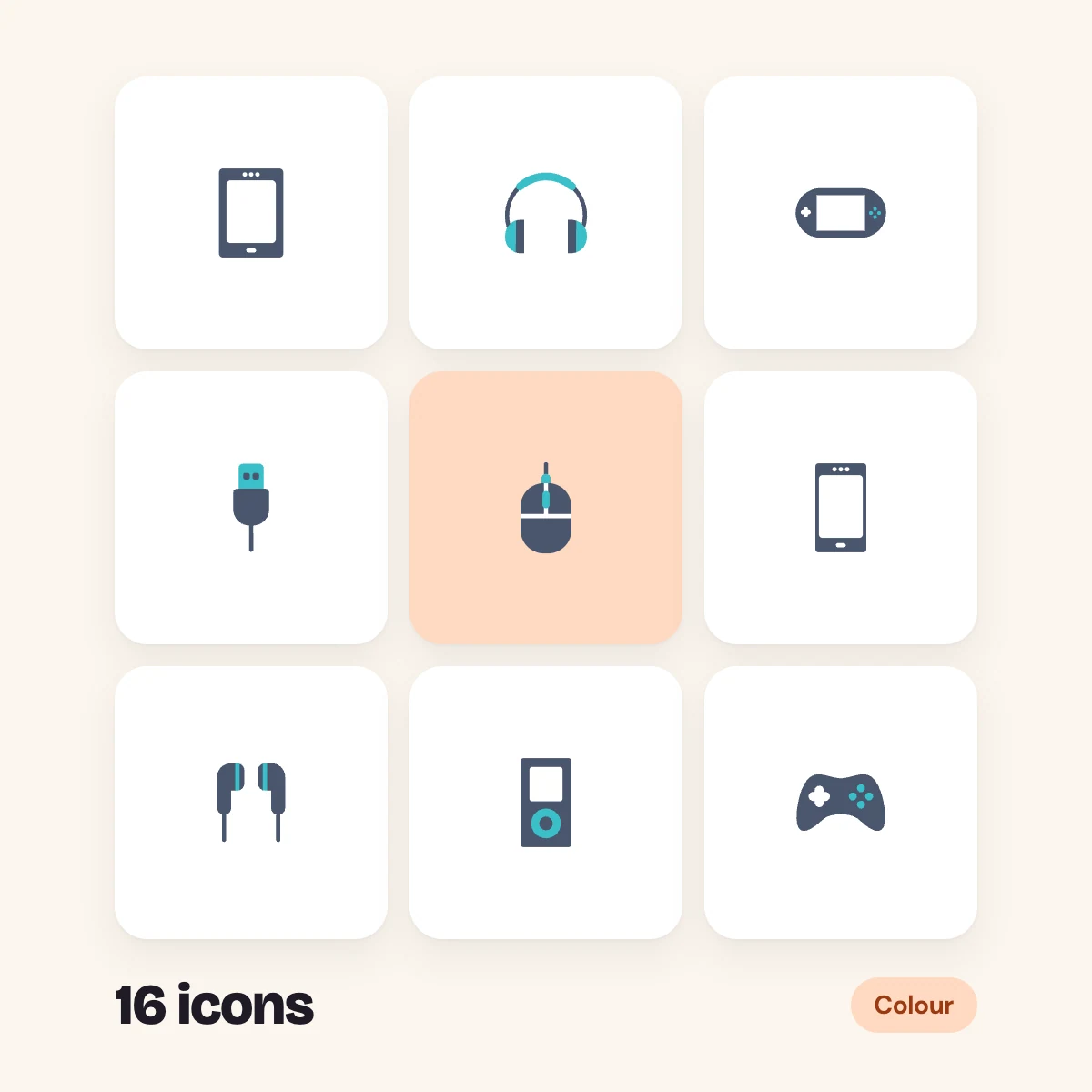 Gadgets Colour Glyphs
