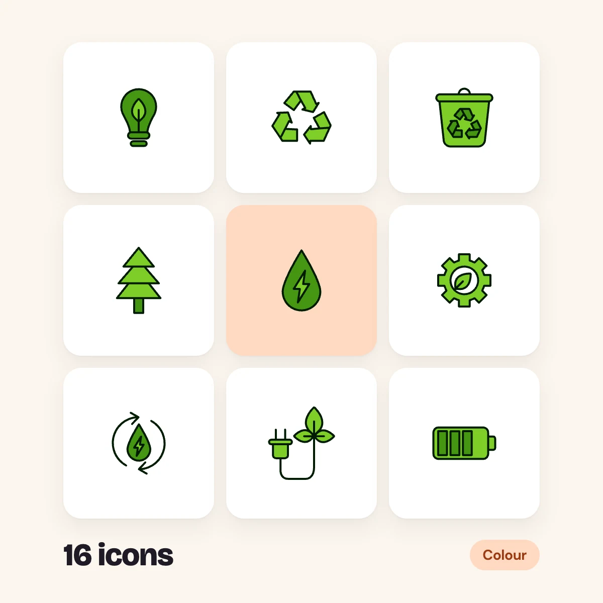 Green Energy Colour Glyphs Vol. 2