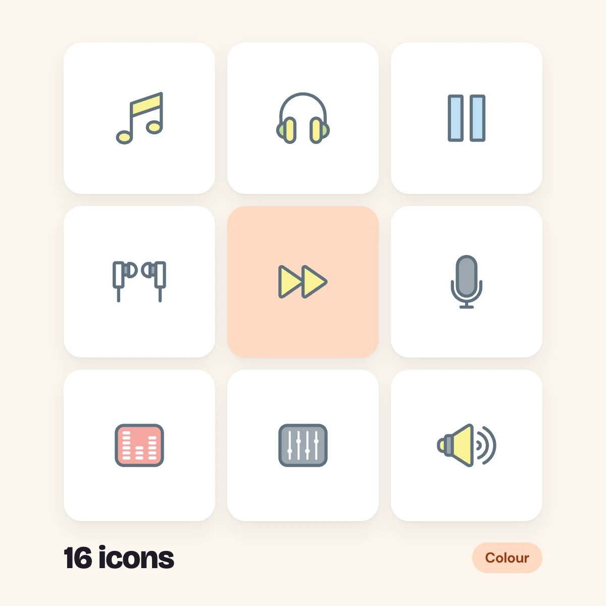 Music Colour Glyphs Vol. 2