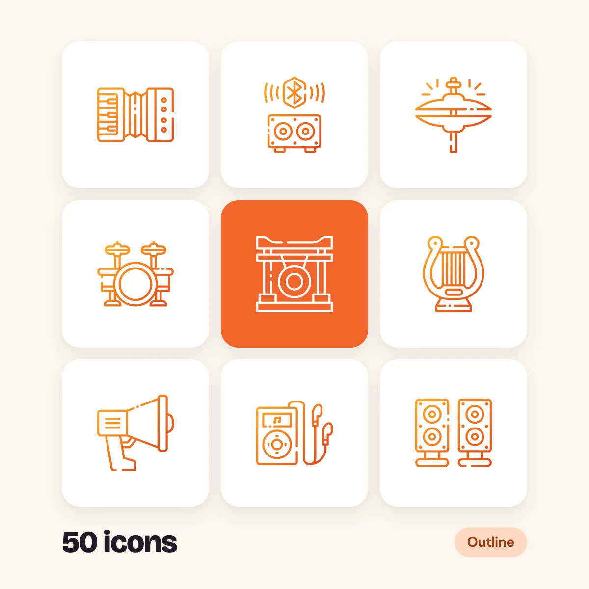Music Outline Glyphs
