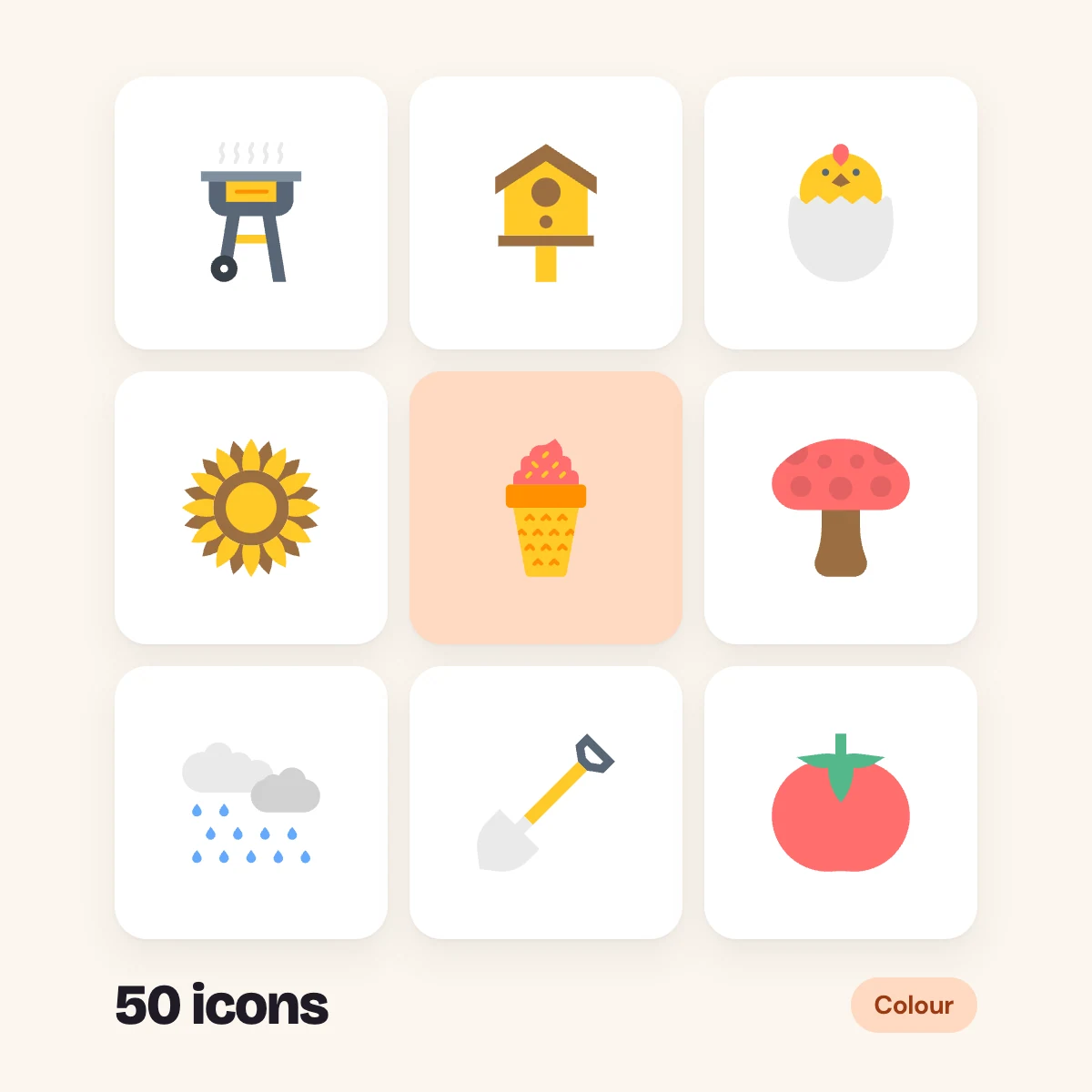 Spring Colour Glyphs