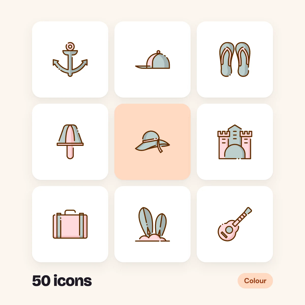 Summer Colour Glyphs