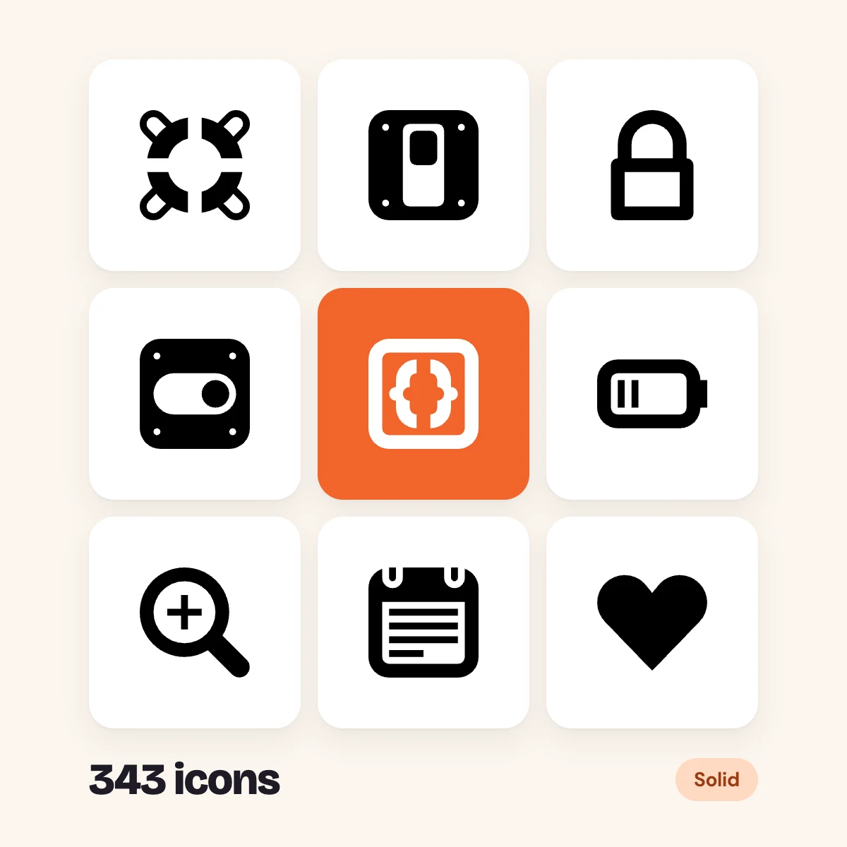 UI Solid Glyphs